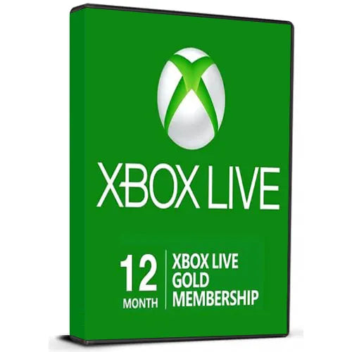 Xbox Live 12 Month GOLD EU Time Card Cd Key